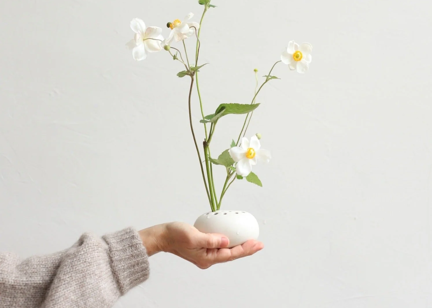 
                  
                    Ceramic Oval Flower Frog
                  
                