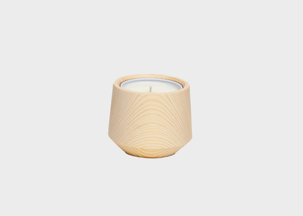 Pine Candle Vessel + Hiljaisuus Candle