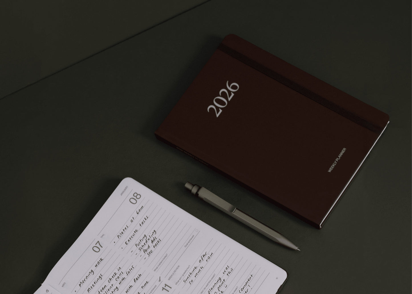 
                  
                    2026 Stone Weekly Planner
                  
                