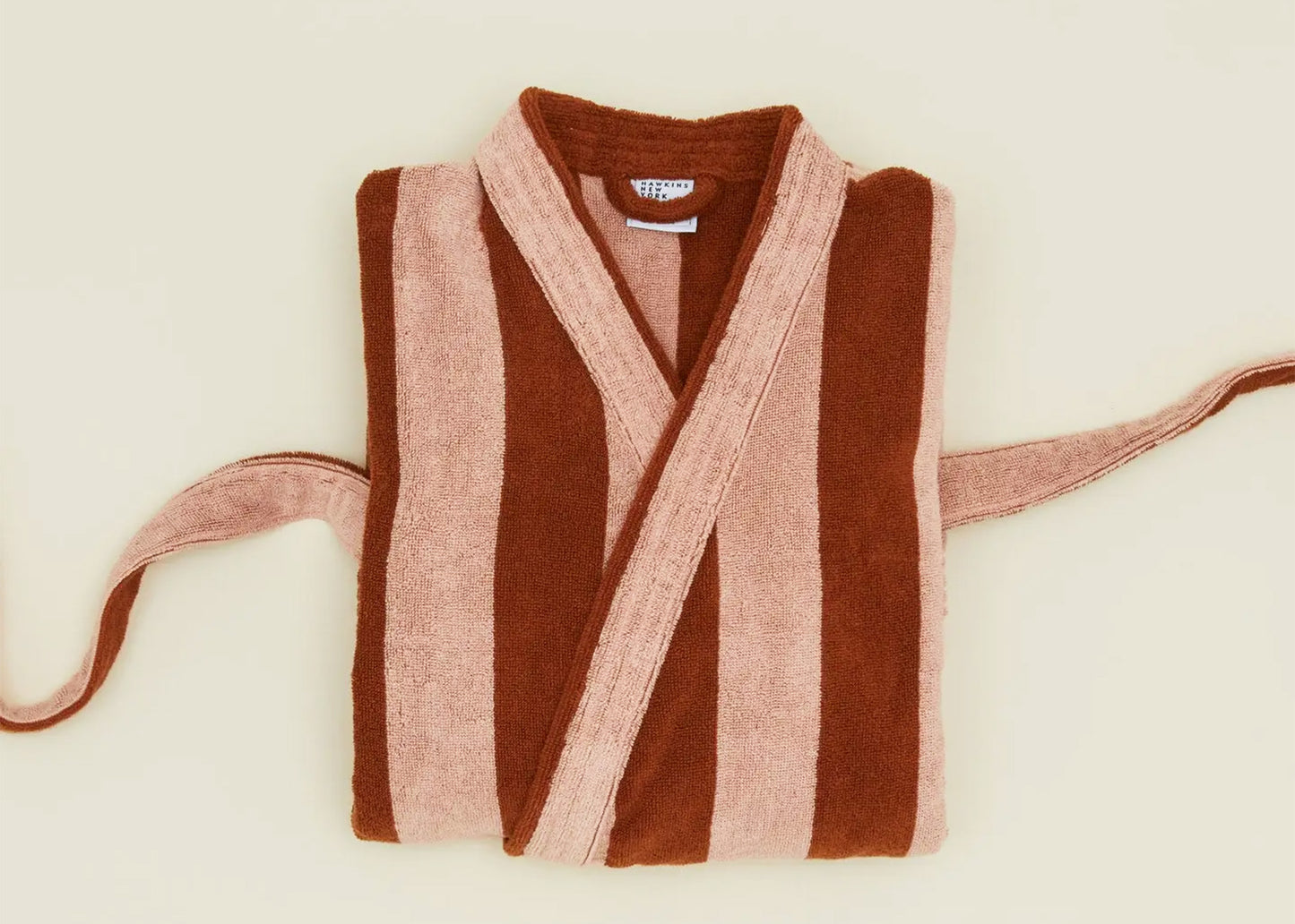 
                  
                    Striped Terry Bathrobe
                  
                