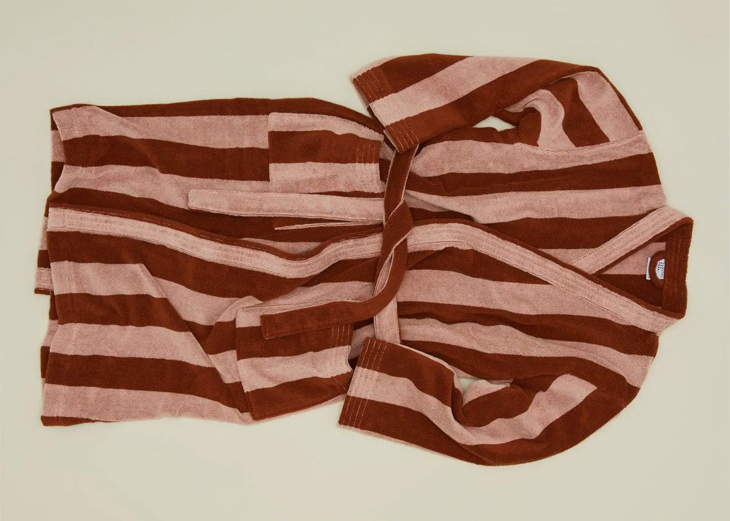 
                  
                    Striped Terry Bathrobe
                  
                