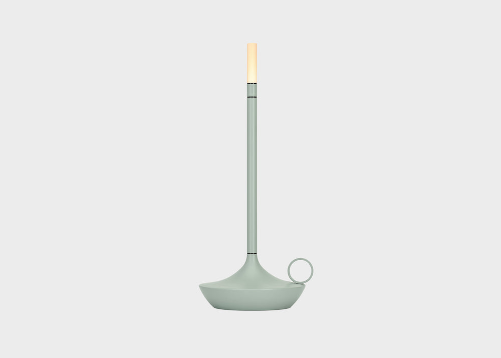 Wick Lamp Sage Green