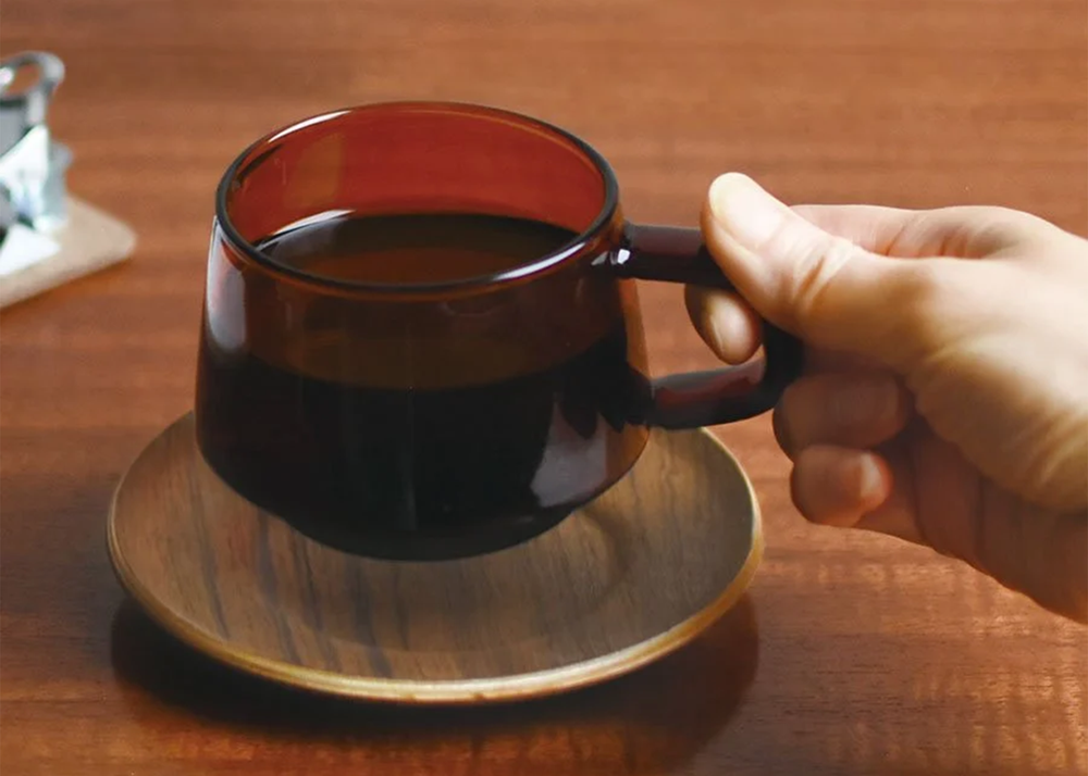 Kinto Sepia Mug and Saucer - Thumbnail 4