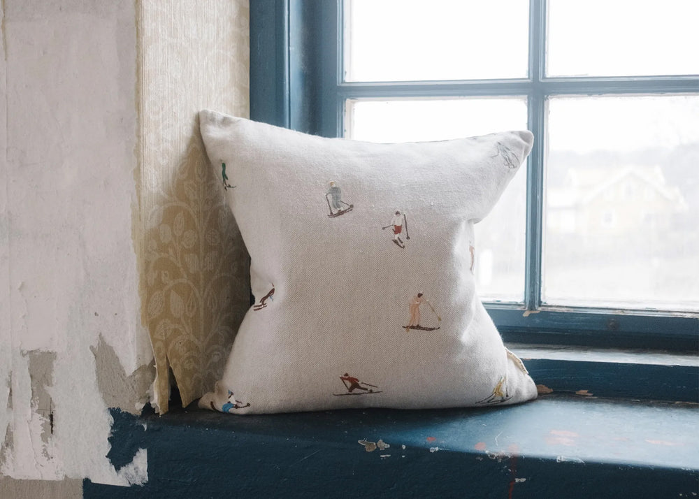 
                  
                    Skier Cushion Cover Fine Little Days
                  
                