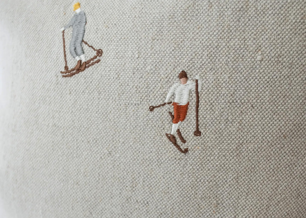 
                  
                    Skier Cushion Cover Fine Little Days
                  
                