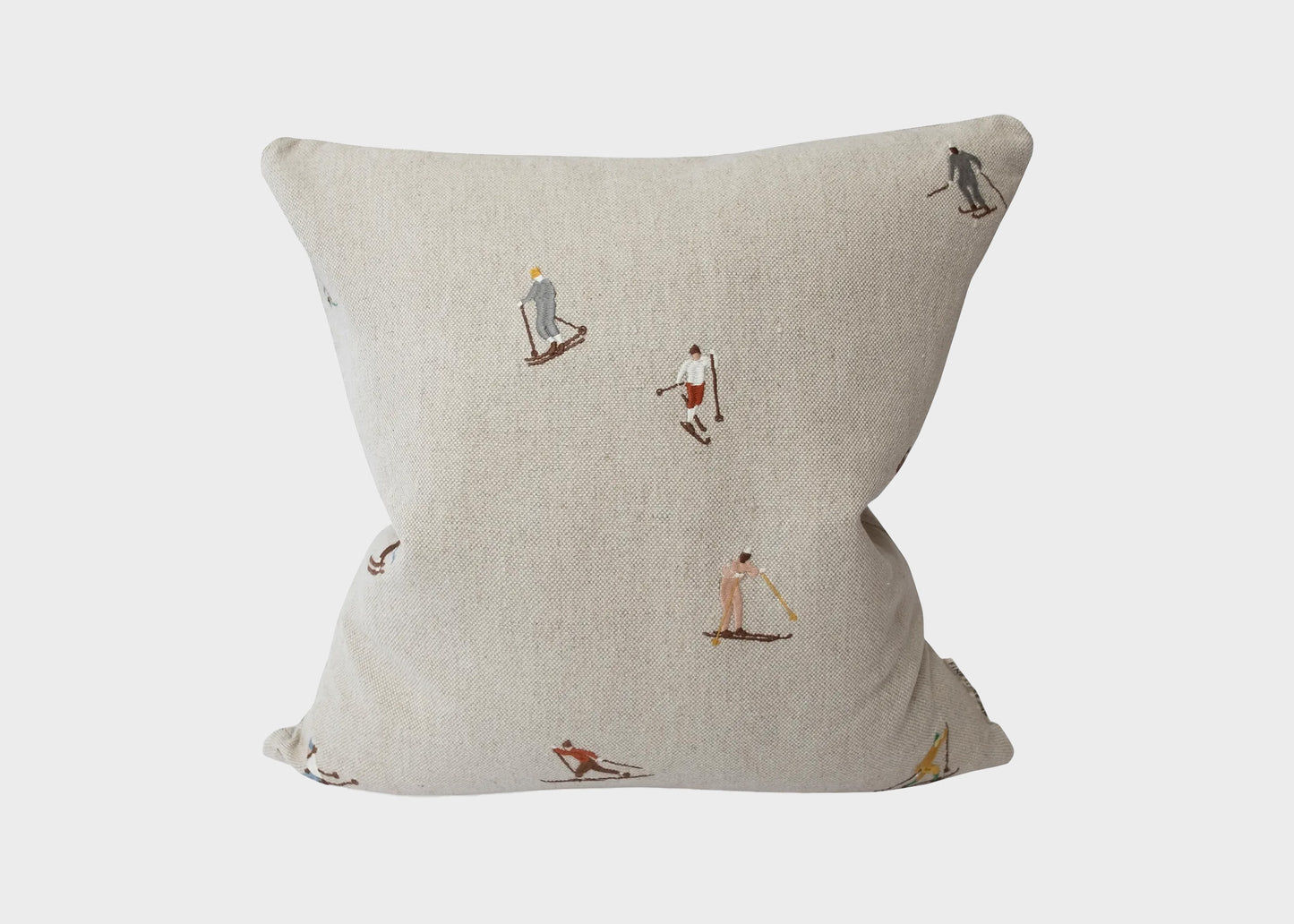 Skier Cushion Cover Fine Little Days