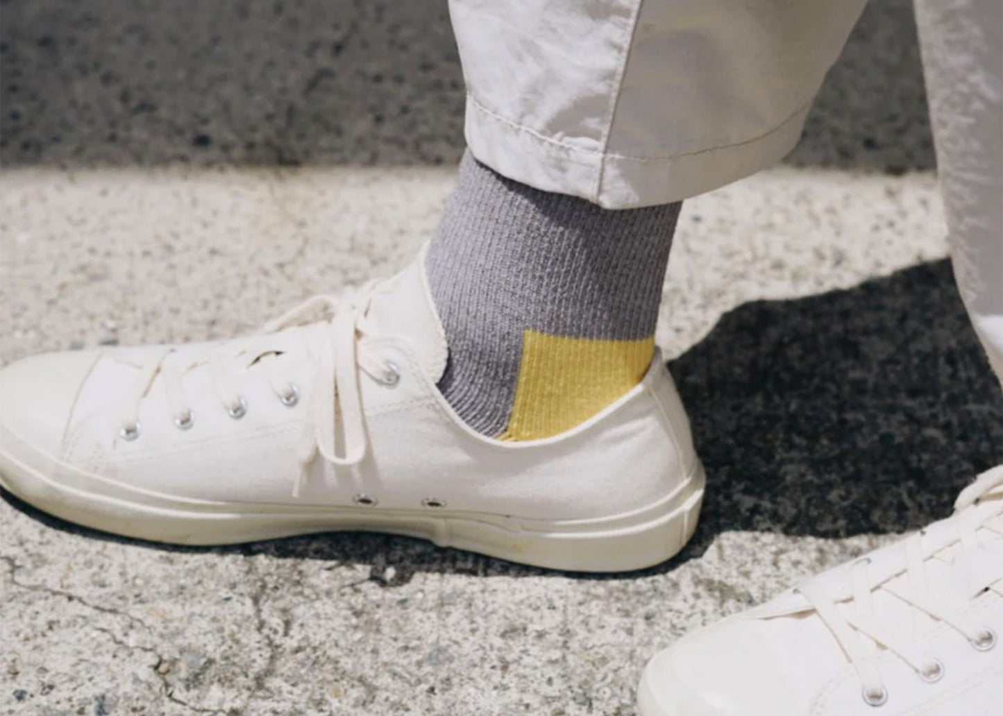 
                  
                    Wool Pile Trail Socks - Ivory Blue
                  
                