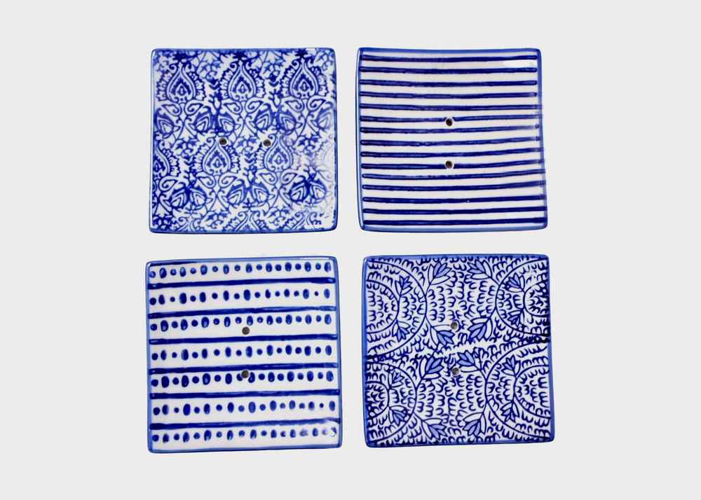 Square Ceramic Soap Dish Tiles