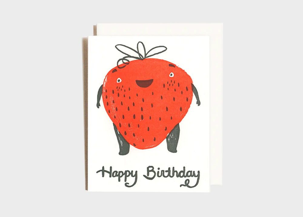 Card - Happy Birthday Strawberry