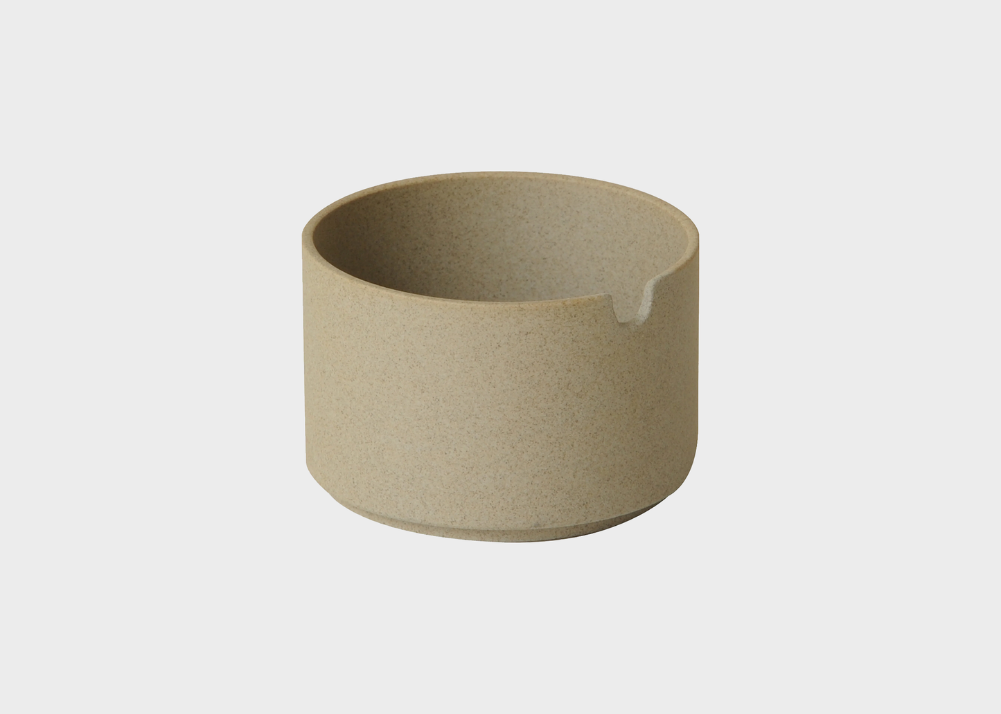 Sugar pot in natural texture by hasami as sold by woodland mod 