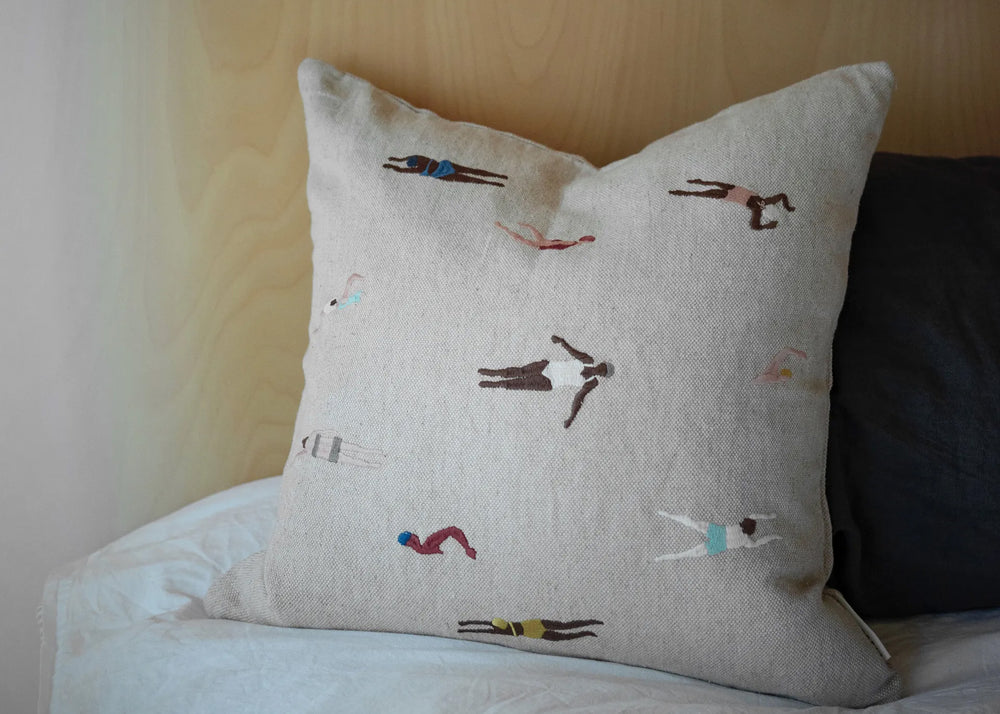 Swimmers Pillow Cushion Cover Fine Little Day