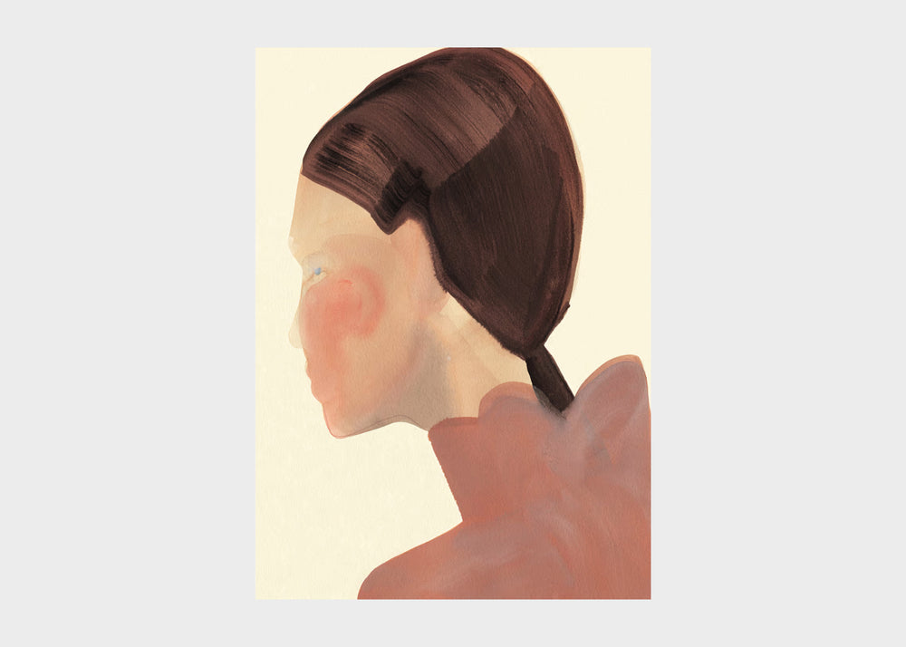 The Ponytail By Amelie Hegardt print