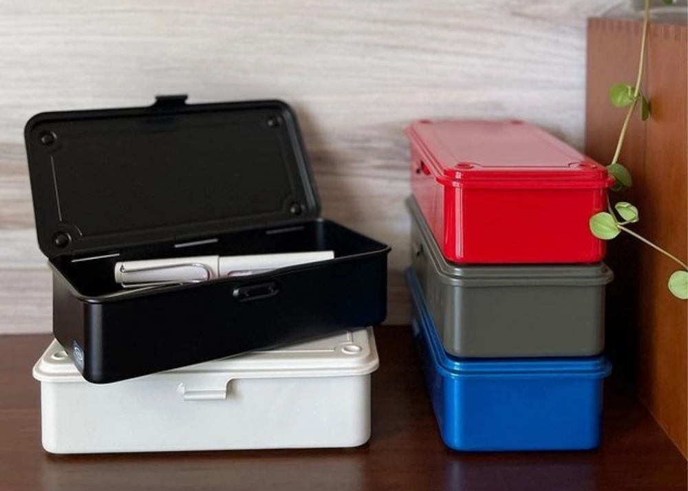 Toyo T-190 Mini Toolbox | Steel, Stackable, Made in Japan