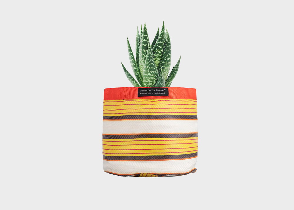 Woven Plant Pot Cover - Tuscan Yellow