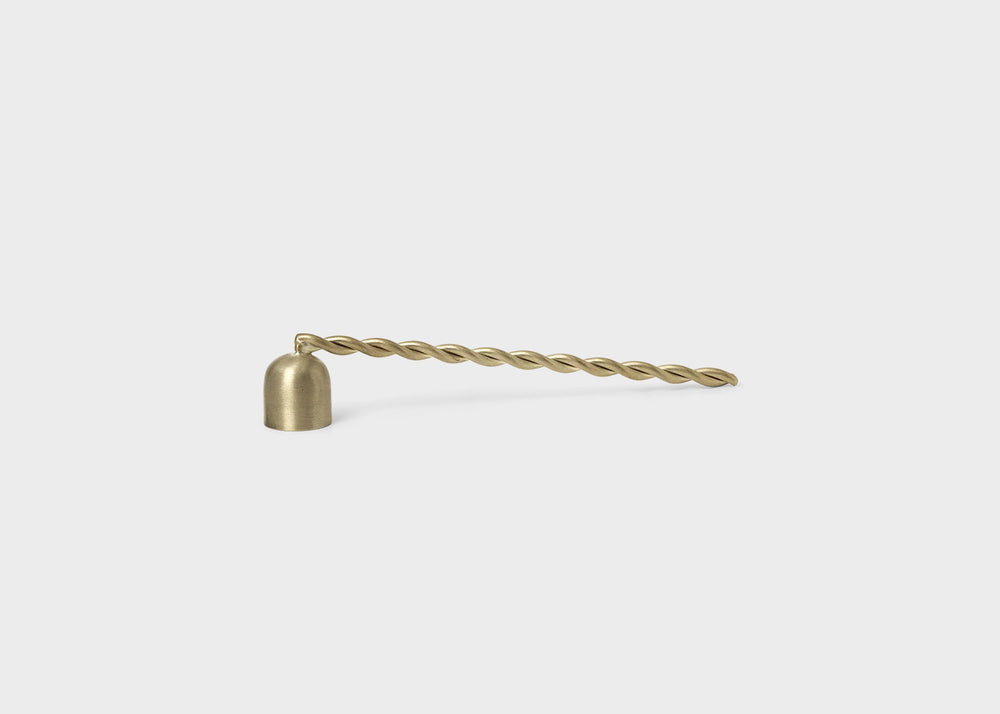 Twist Candle Snuffer Brass