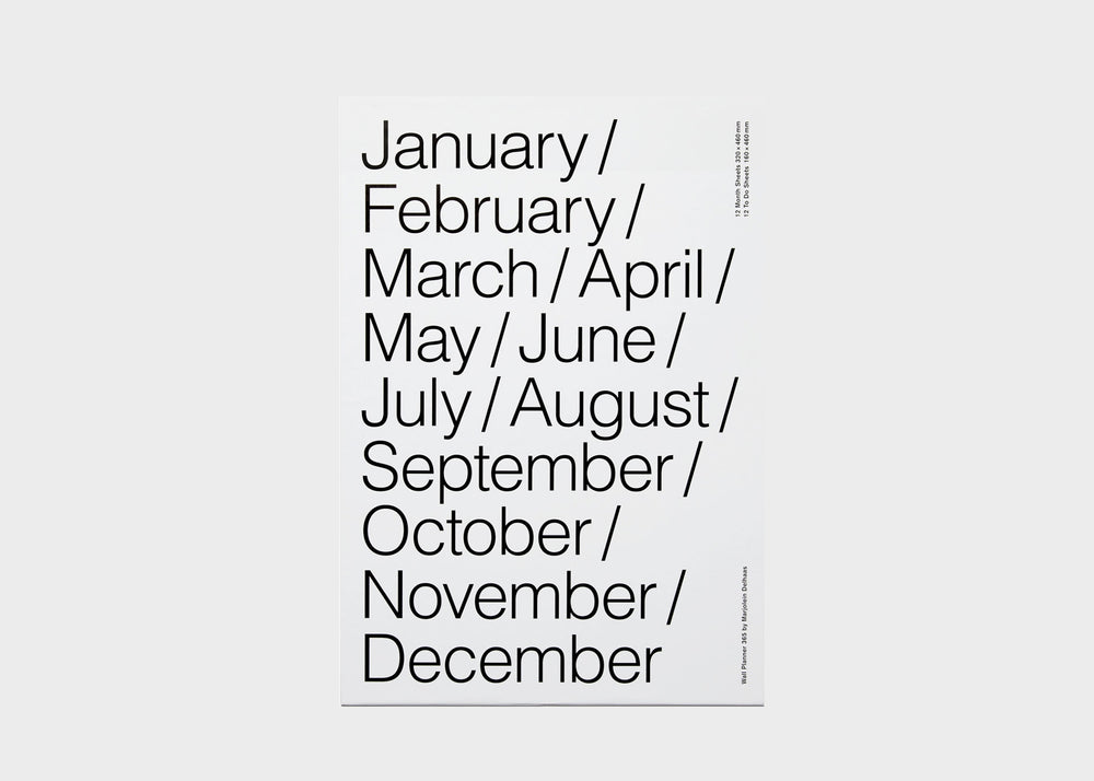 365 Wall Planner by Marjolein Delhaas