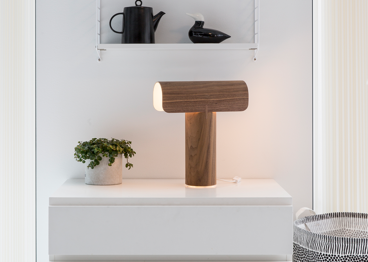 
                  
                    Teelo 8020 Table Lamp - Walnut
                  
                