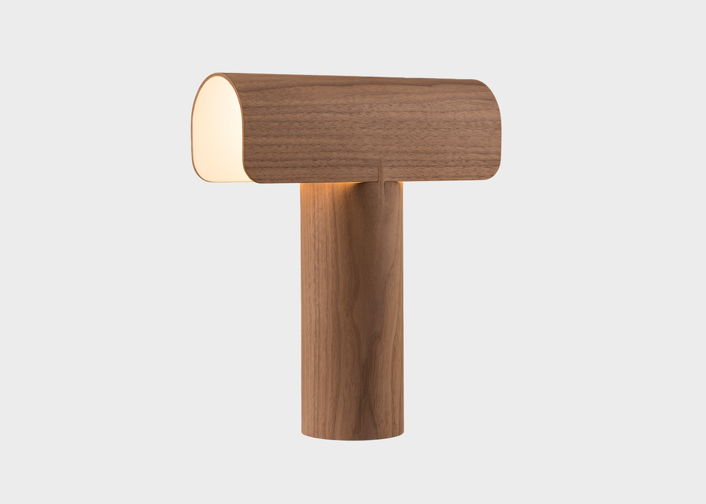 Teelo 8020 Table Lamp - Walnut