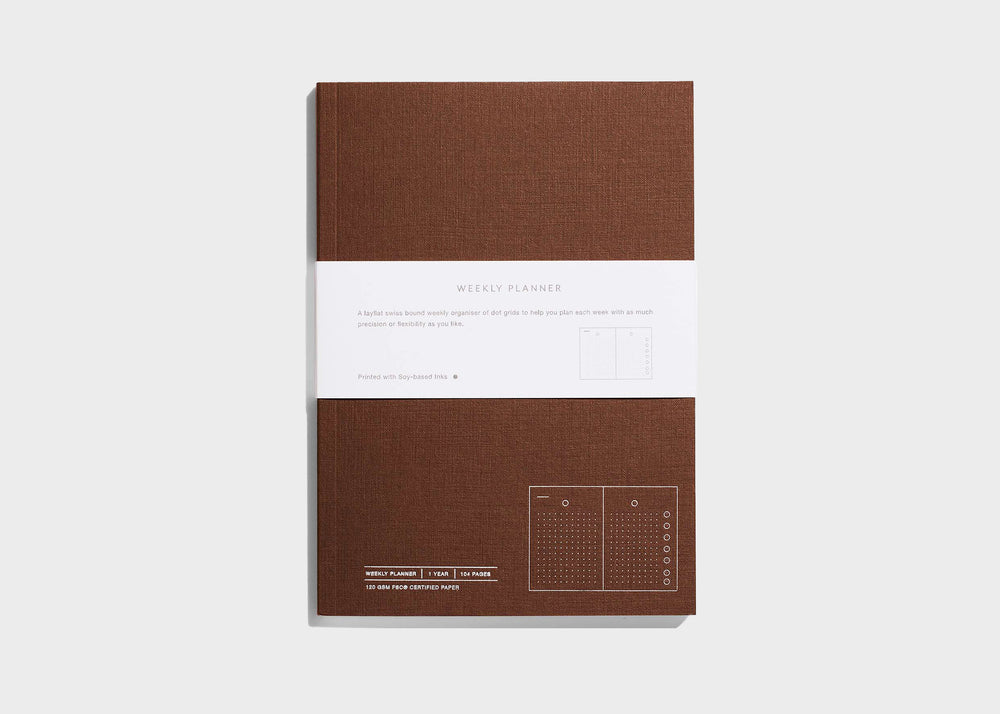 Layflat Swiss Bound Weekly Planner by Before Breakfast