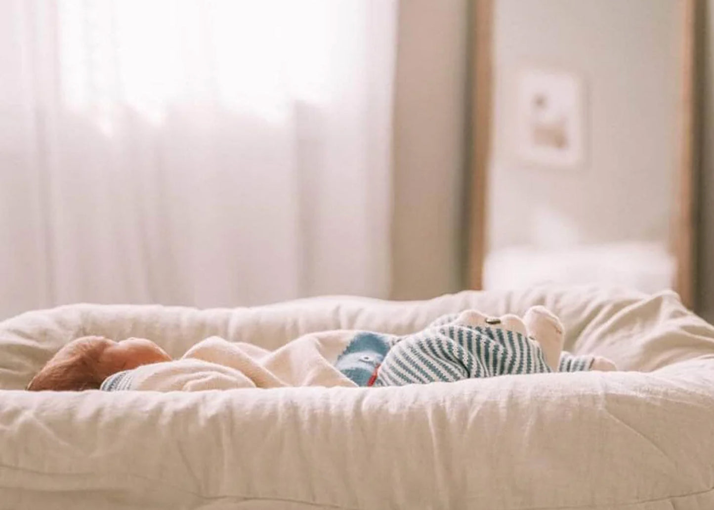 Organic Knit Baby Romper - Whale