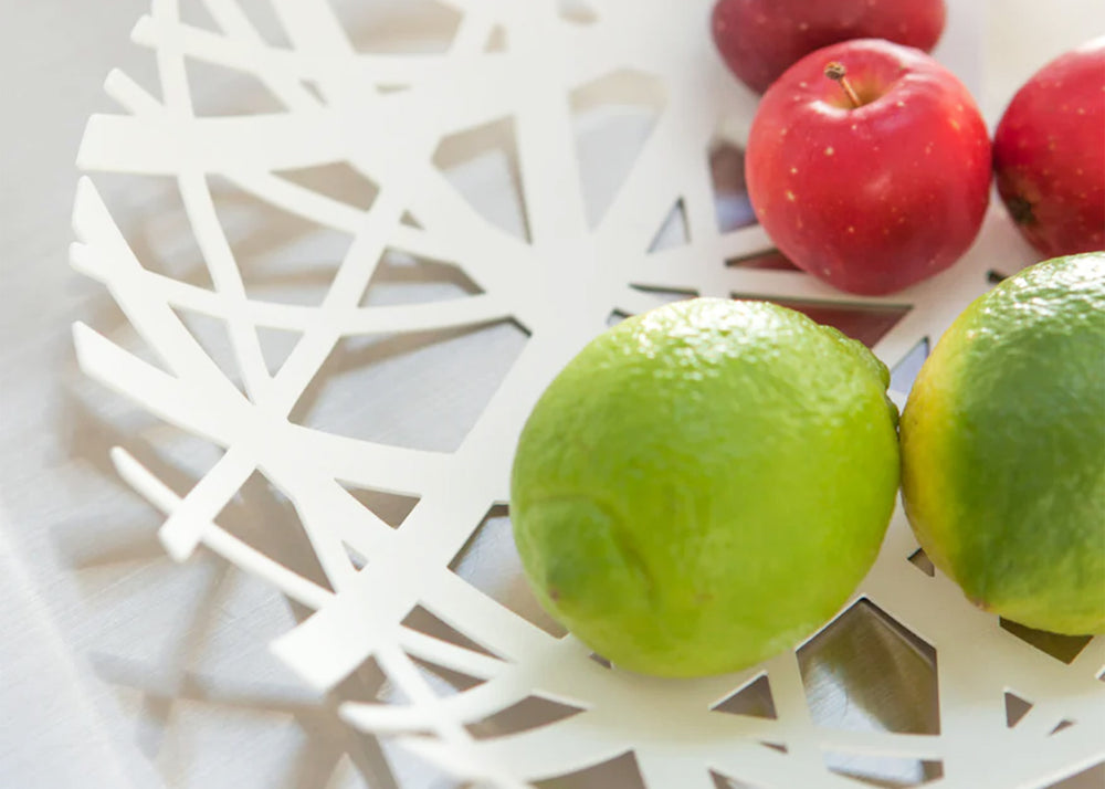 
                  
                    Fruit Bowl - White Steel
                  
                