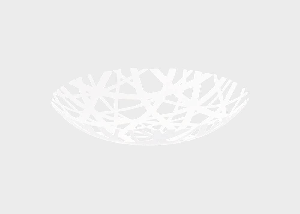 Fruit Bowl - White Steel