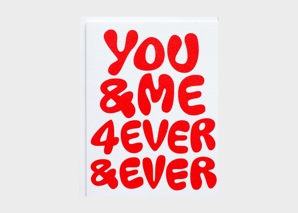 Card - You & Me 4Ever