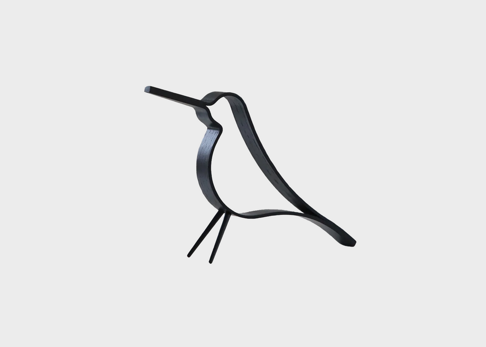 Woody Bird Black Stained Oak