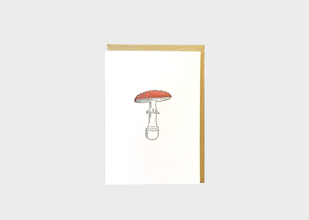 Card - Fly Agaric Mushroom