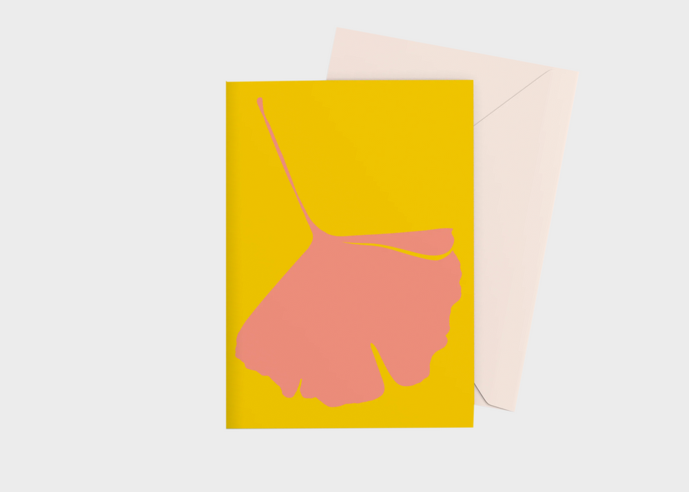 Card - Ginkgo Pop No.04