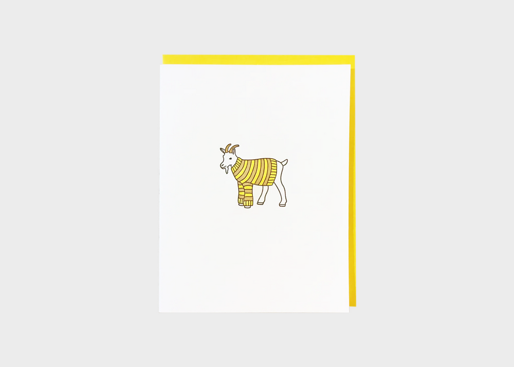 Card - Sweater Goat