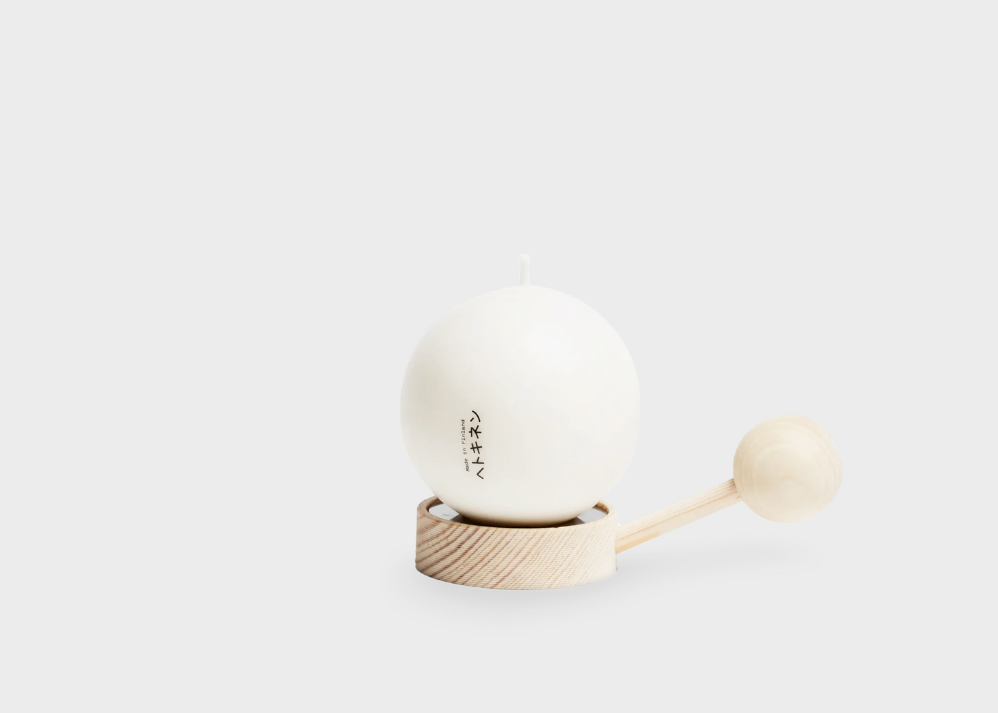 
                  
                    Happiness Globe Candle on wooden stand by Hektinen
                  
                