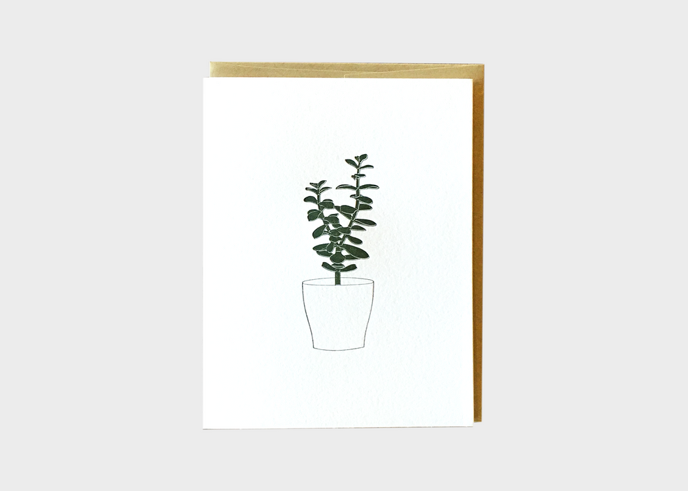 Card - Jade Plant