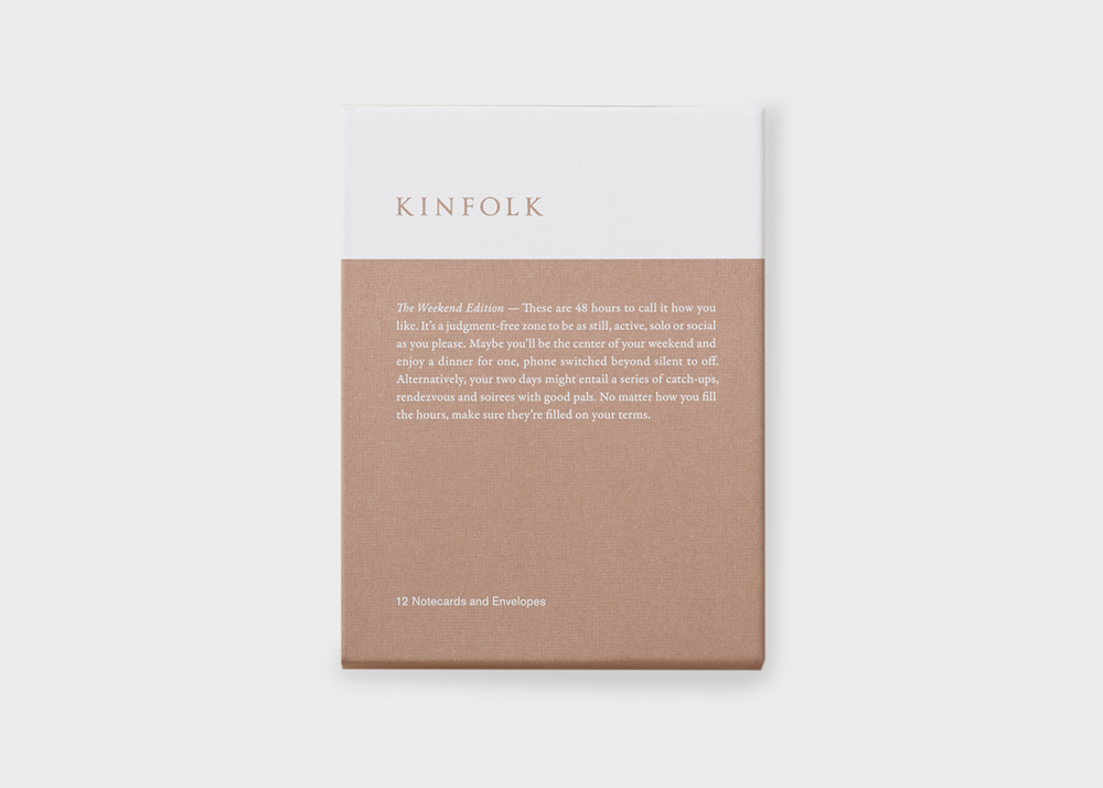 
                  
                    Kinfolk Notecards: Weekend Edition
                  
                