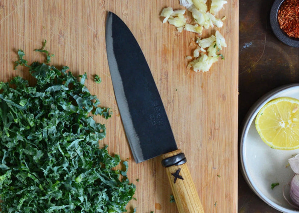 Master Shin's Anvil #62 Kitchen Knife, Medium - Thumbnail 2