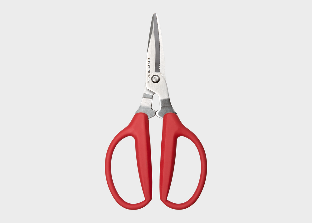 Niwaki Utility Scissors with red handles sold at Woodland Mod