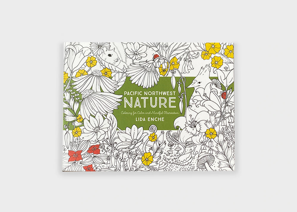 Pacific Northwest Nature: Coloring for Calm and Mindful Observation