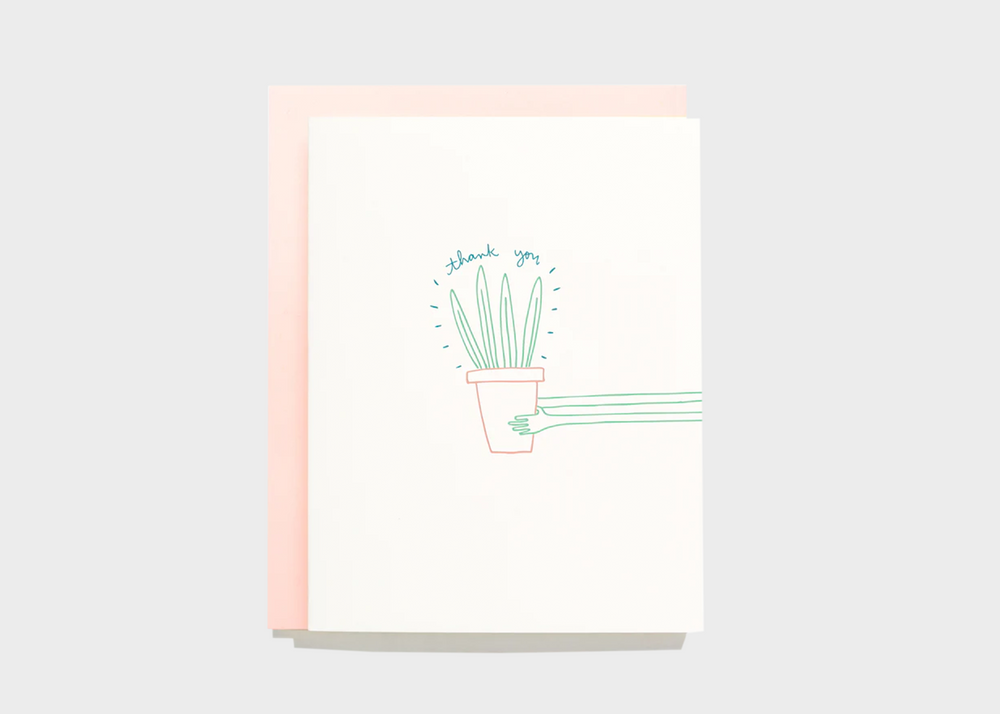 Card - Thank You Plant