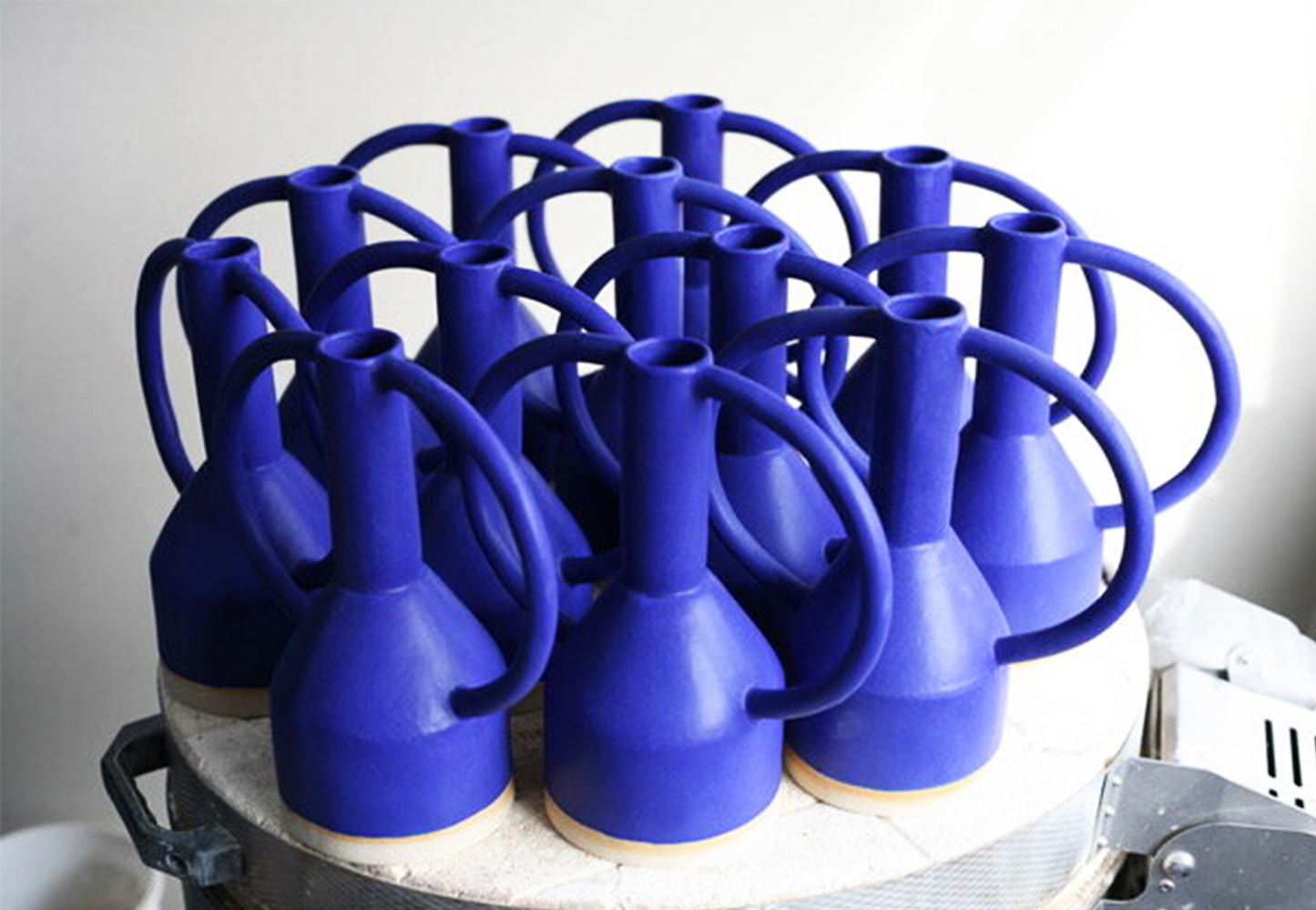 
                  
                    Jug Eared Vase Midi Blue
                  
                