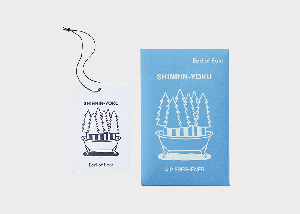 Shinrin Yoku air freshener by Earl of East as sold by Woodland Mod