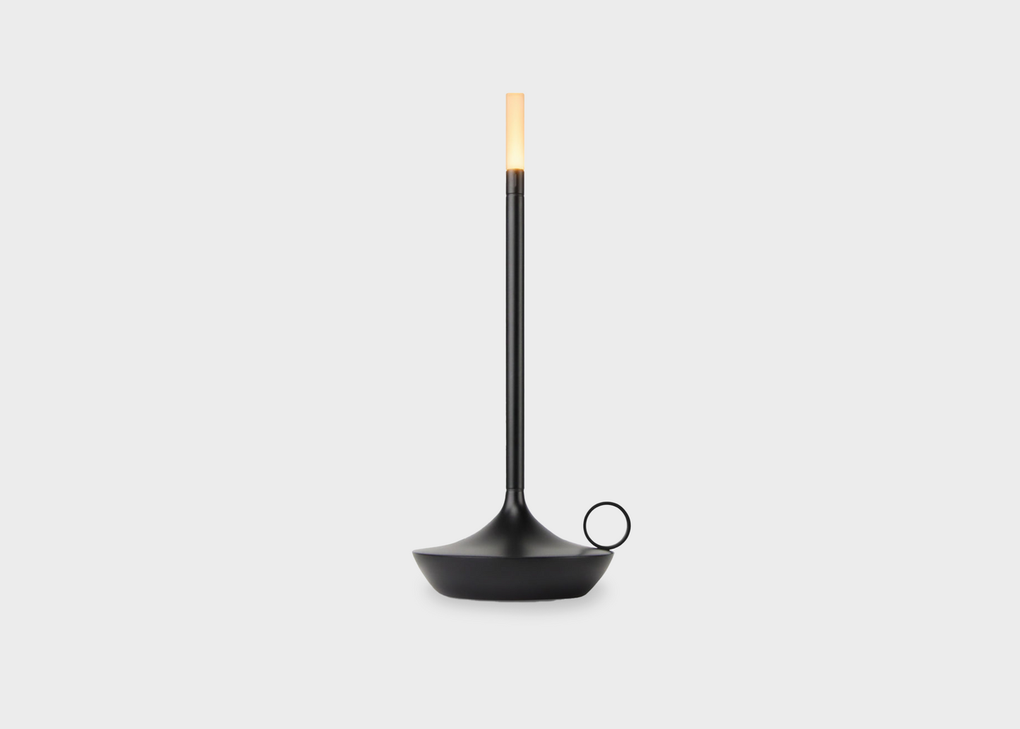 
                  
                    An illuminated Black Wick Lamp by Graypants as sold by Woodland Mod
                  
                