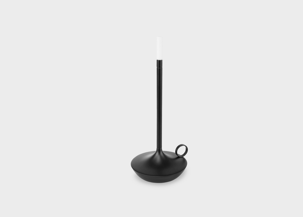 A black wick lamp by graypants as sold by Woodland Mod