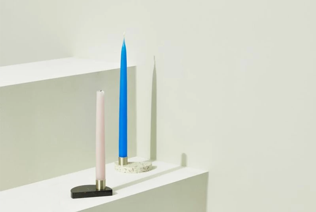 
                  
                    Crescent Candle Holders by Hubsch
                  
                