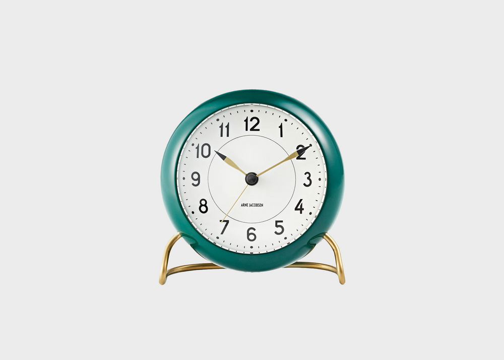 
                  
                    Arne Jacobsen Station Alarm Clock - Racing Green
                  
                
