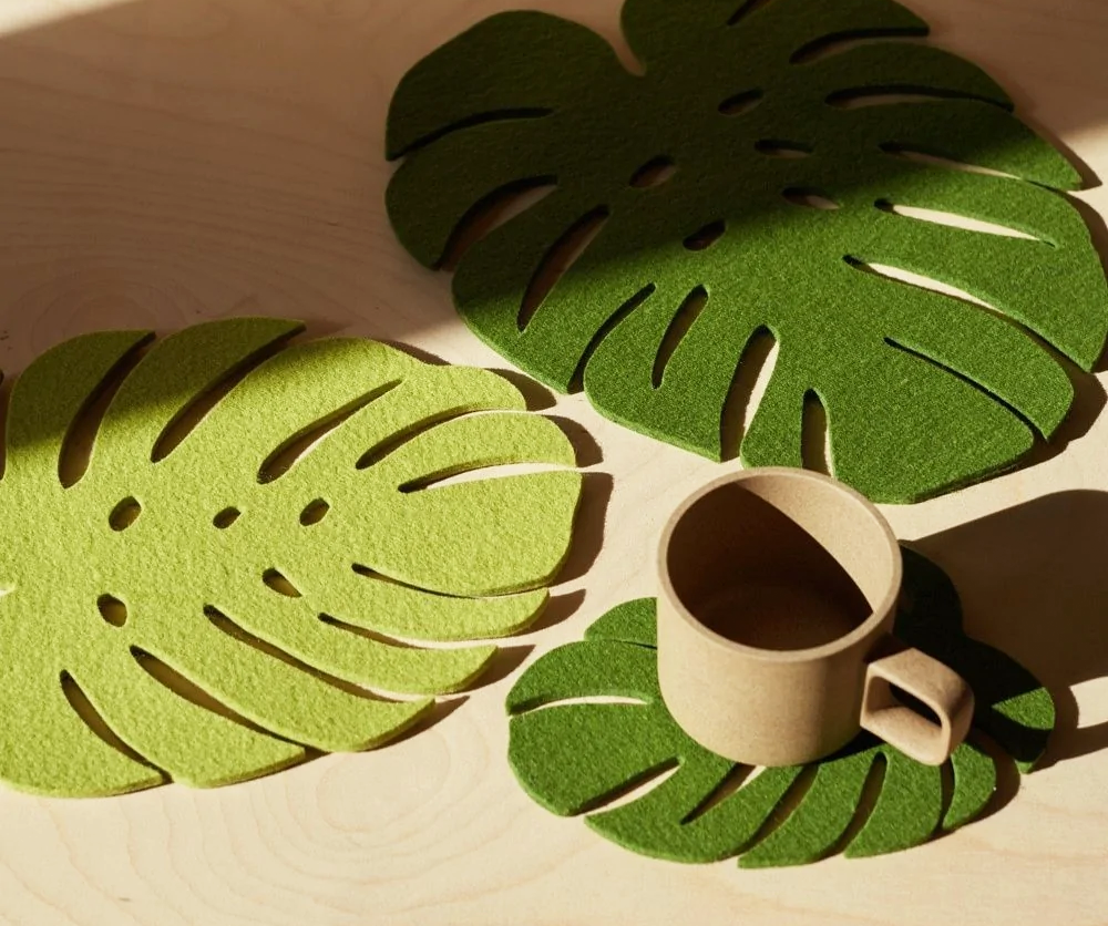 Monstera Leaf Trivet Large - Thumbnail 5
