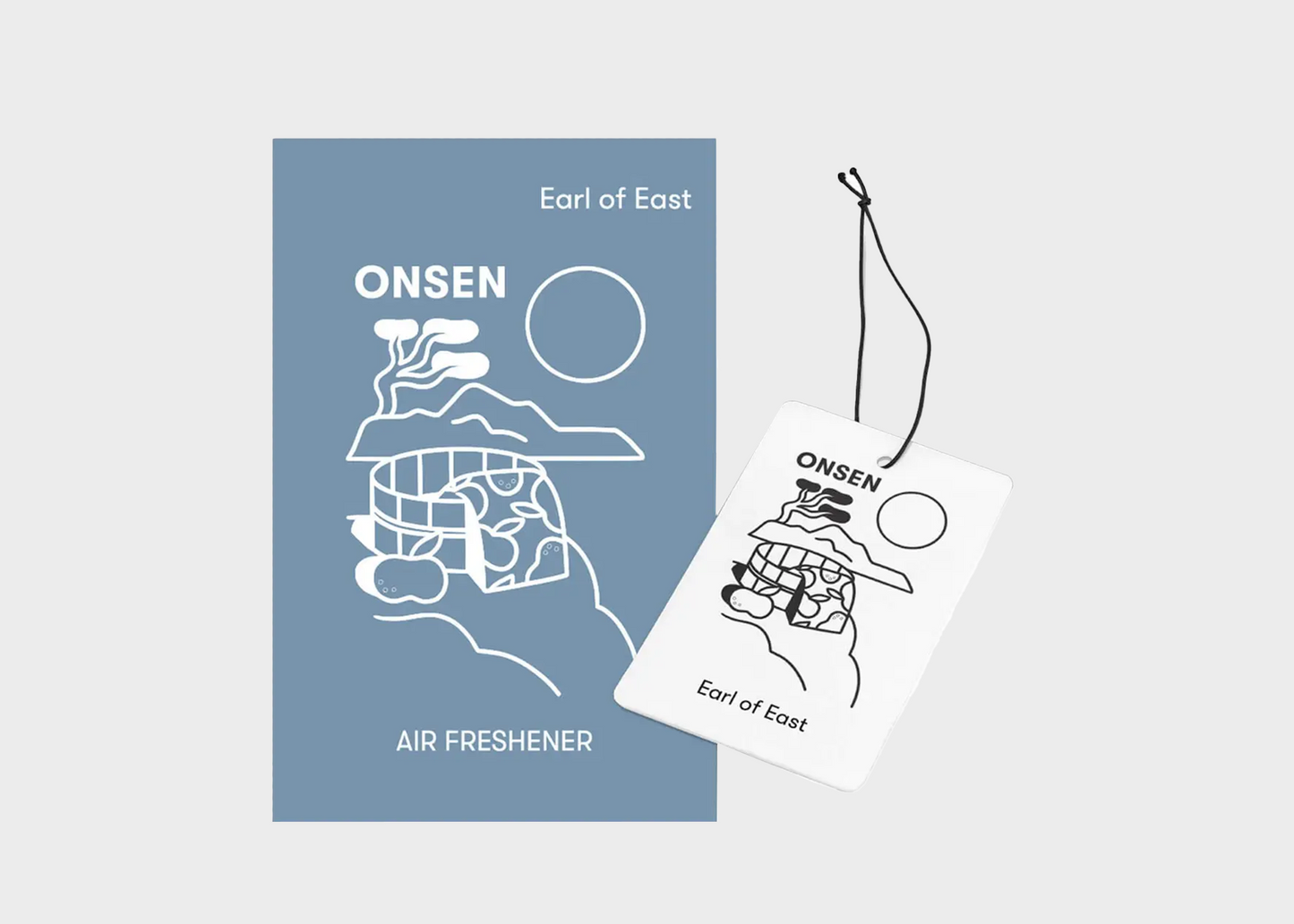 Onsen Air Freshener by Earl of East as sold by Woodland Mod.