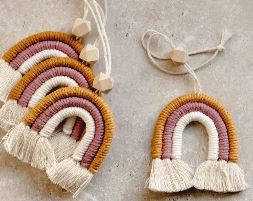 
                  
                    Wool Macrame Rainbow
                  
                