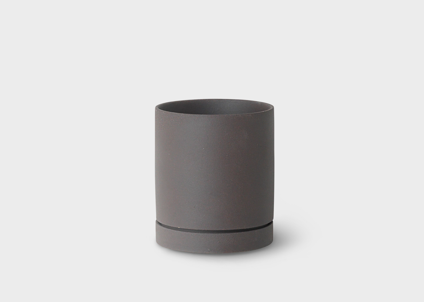 ferm living plant pot Ferm Living Sekki Pot Charcoal – Medium & Large